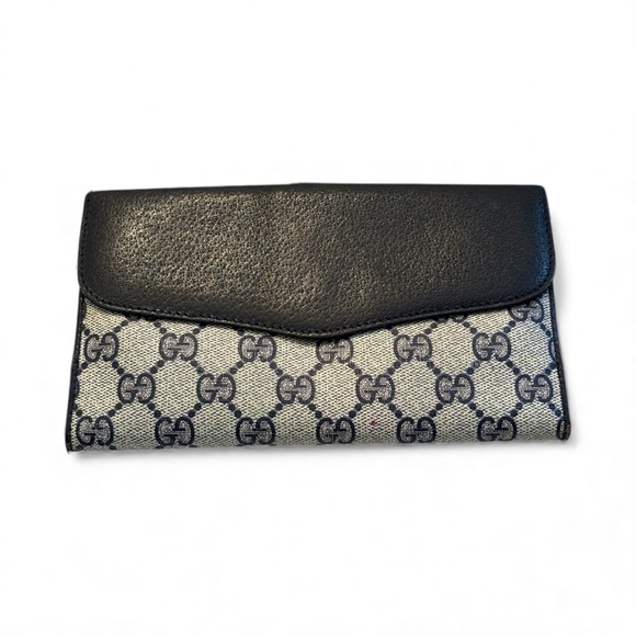 Vintage Gucci  signature Anniversary  Collection trifold wallet on chain - Picture 4 of 17